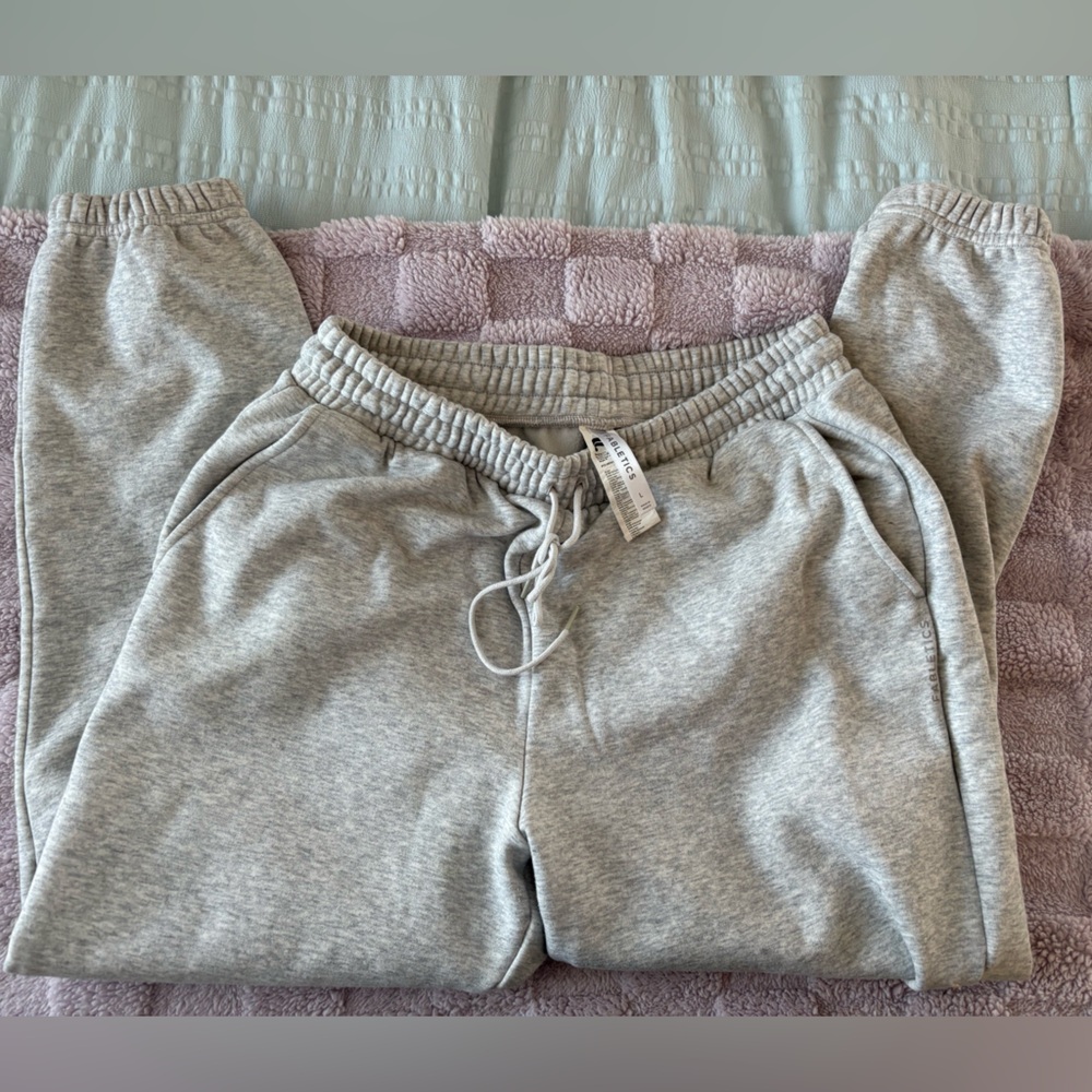 Fabletics Light Gray Sweatpants - image 1